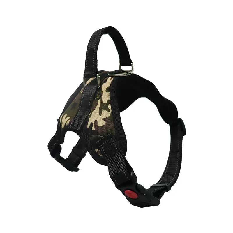 Pet Dogs Adjustable Harness Small and Large Dog Harness Vest, Strong Dog Leash Pet Leashes Reflective Leash Drag Pull Tow