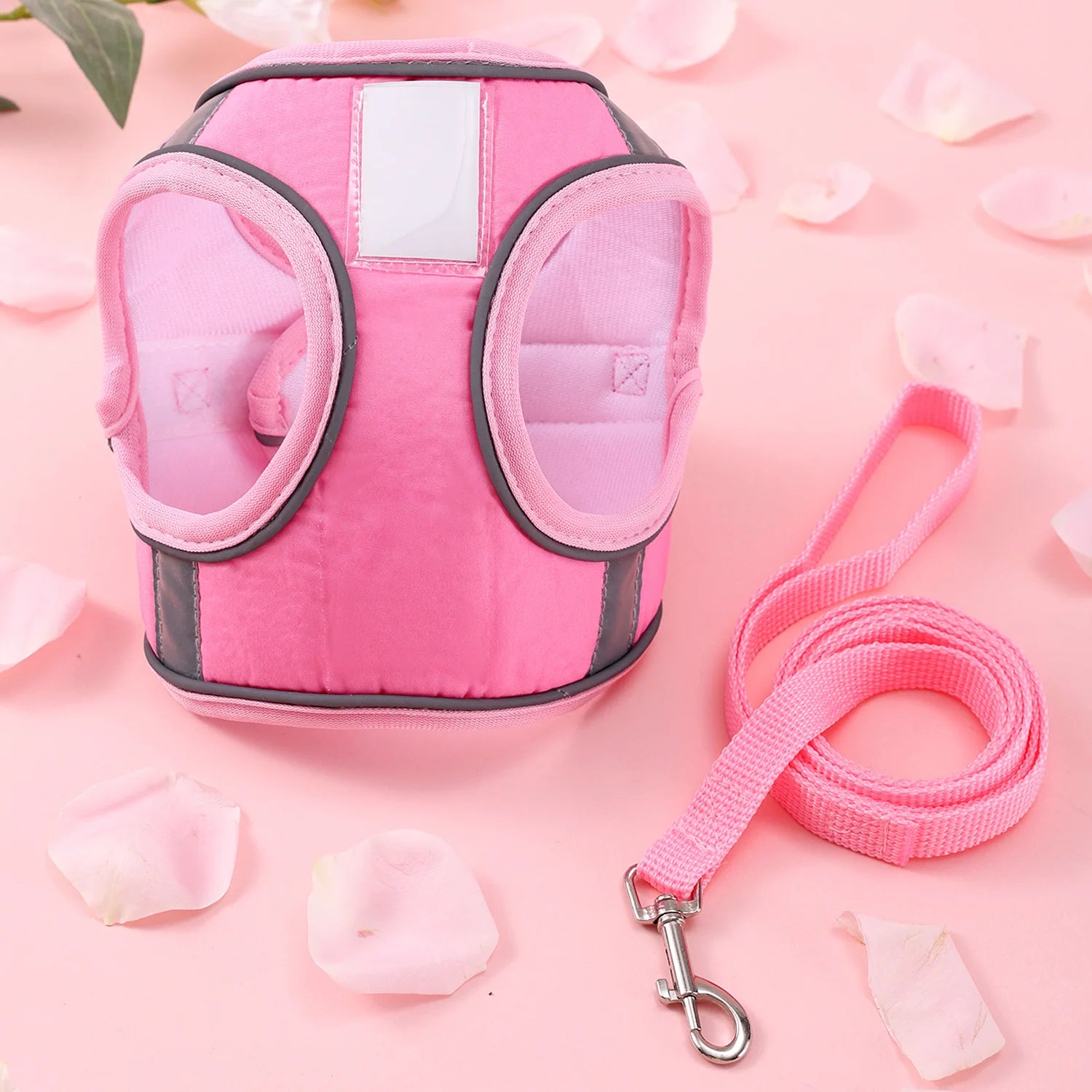 Adjustable Small Cat Harness Leash Set Breathable Cute Cat Harness Comfortable Medium Dog Harness Leash Accessories