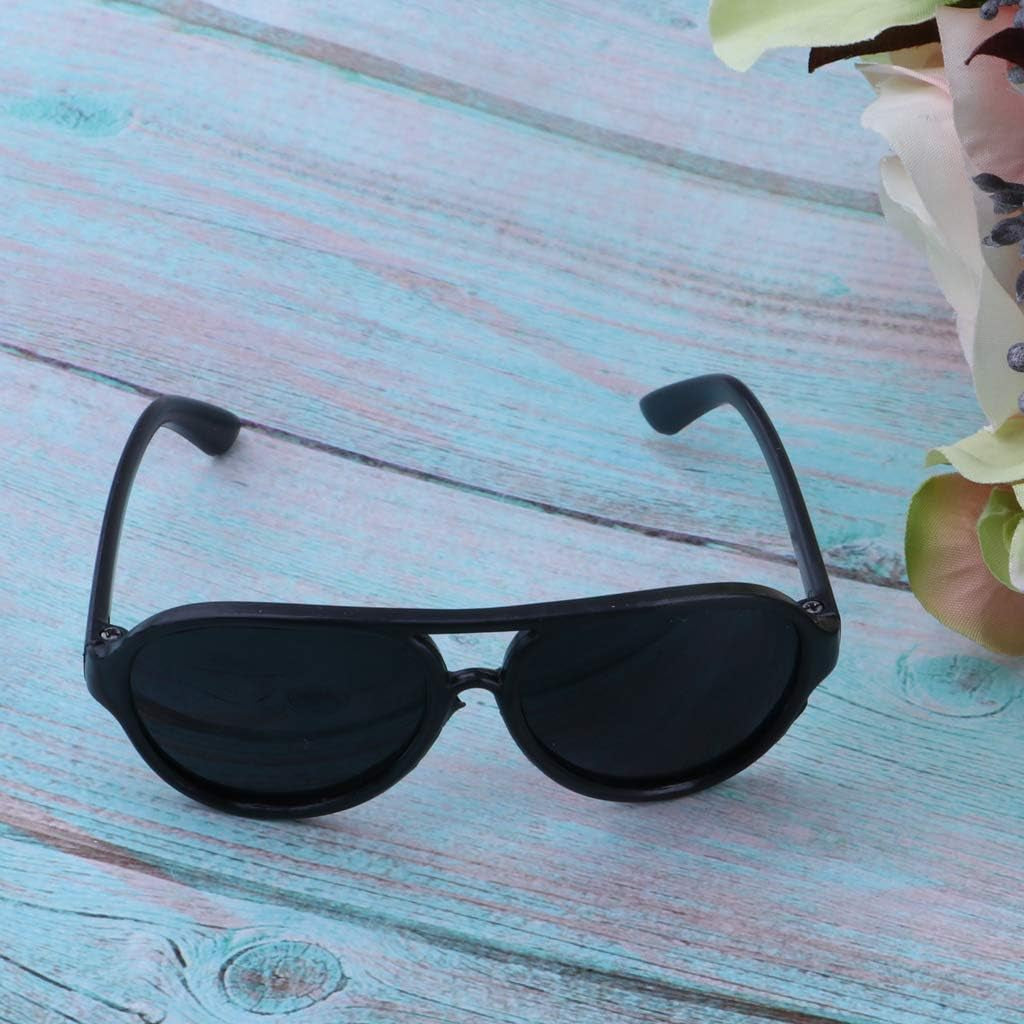 Lovely Doll Sunglasses Glasses Pet Sunglasses Grils Toys Photo Props Black