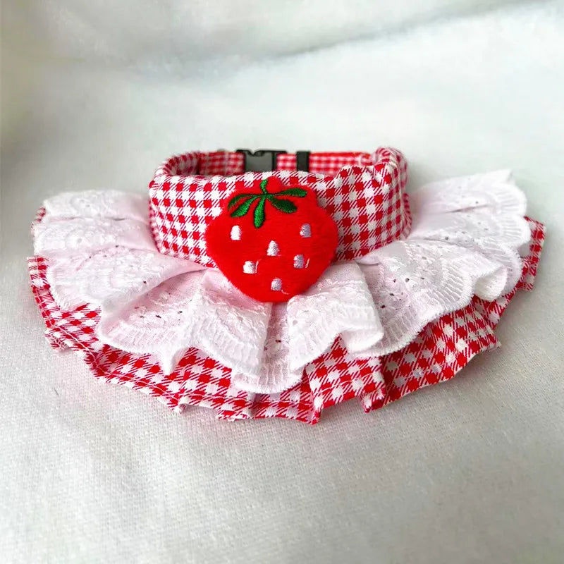 Pet Collar Princess Cat Dog Necklace Dog Collar Puppy Styling Lovely Dog Cat Necklace Decor Collars for Small Dog