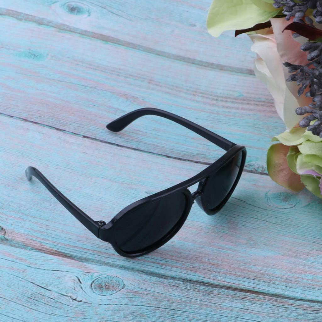 Lovely Doll Sunglasses Glasses Pet Sunglasses Grils Toys Photo Props Black