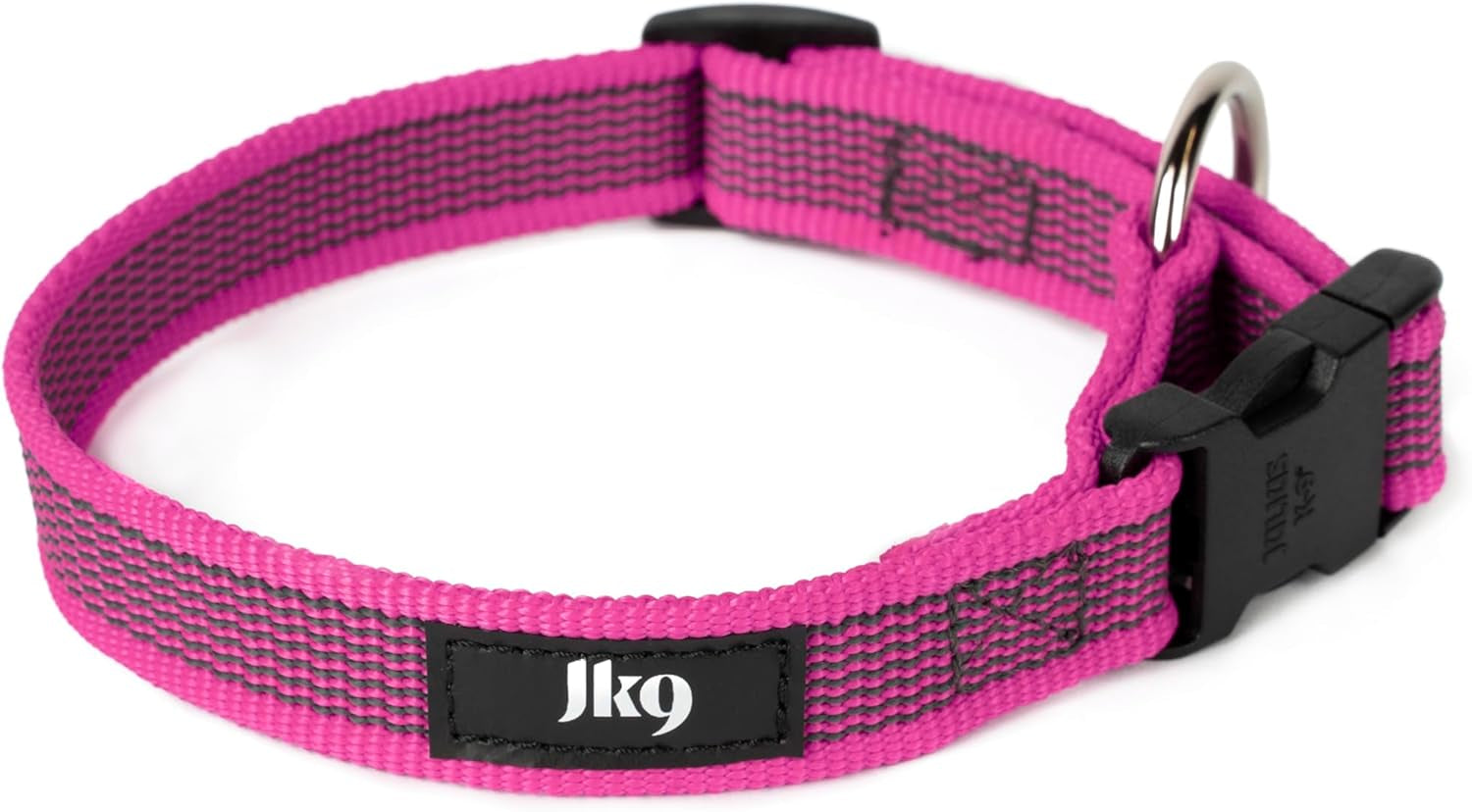 Julius-K9 Color and Gray Collar, 20 Mm (27-42 Cm), Pink-Grey