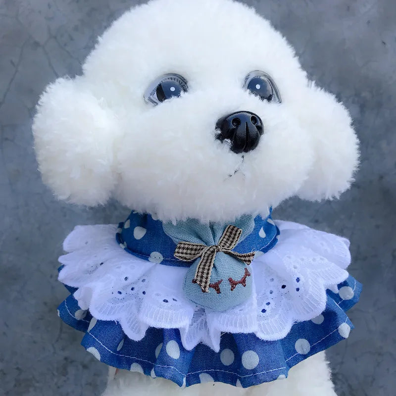 Pet Collar Princess Cat Dog Necklace Dog Collar Puppy Styling Lovely Dog Cat Necklace Decor Collars for Small Dog