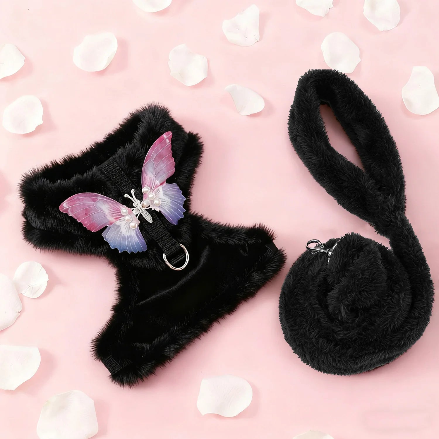 Adjustable Small Cat Harness Leash Set Breathable Cute Cat Harness Comfortable Medium Dog Harness Leash Accessories