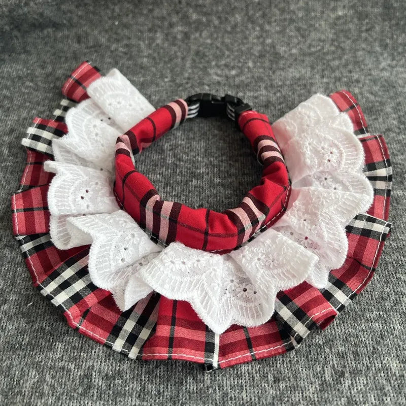 Pet Collar Princess Cat Dog Necklace Dog Collar Puppy Styling Lovely Dog Cat Necklace Decor Collars for Small Dog