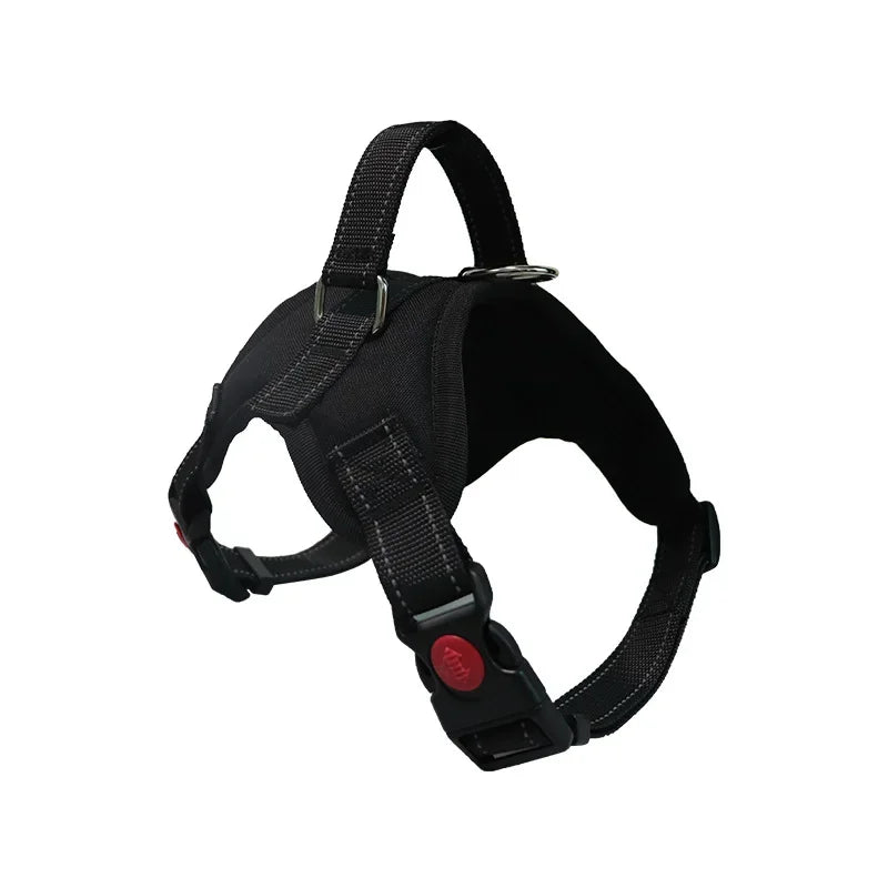 Pet Dogs Adjustable Harness Small and Large Dog Harness Vest, Strong Dog Leash Pet Leashes Reflective Leash Drag Pull Tow