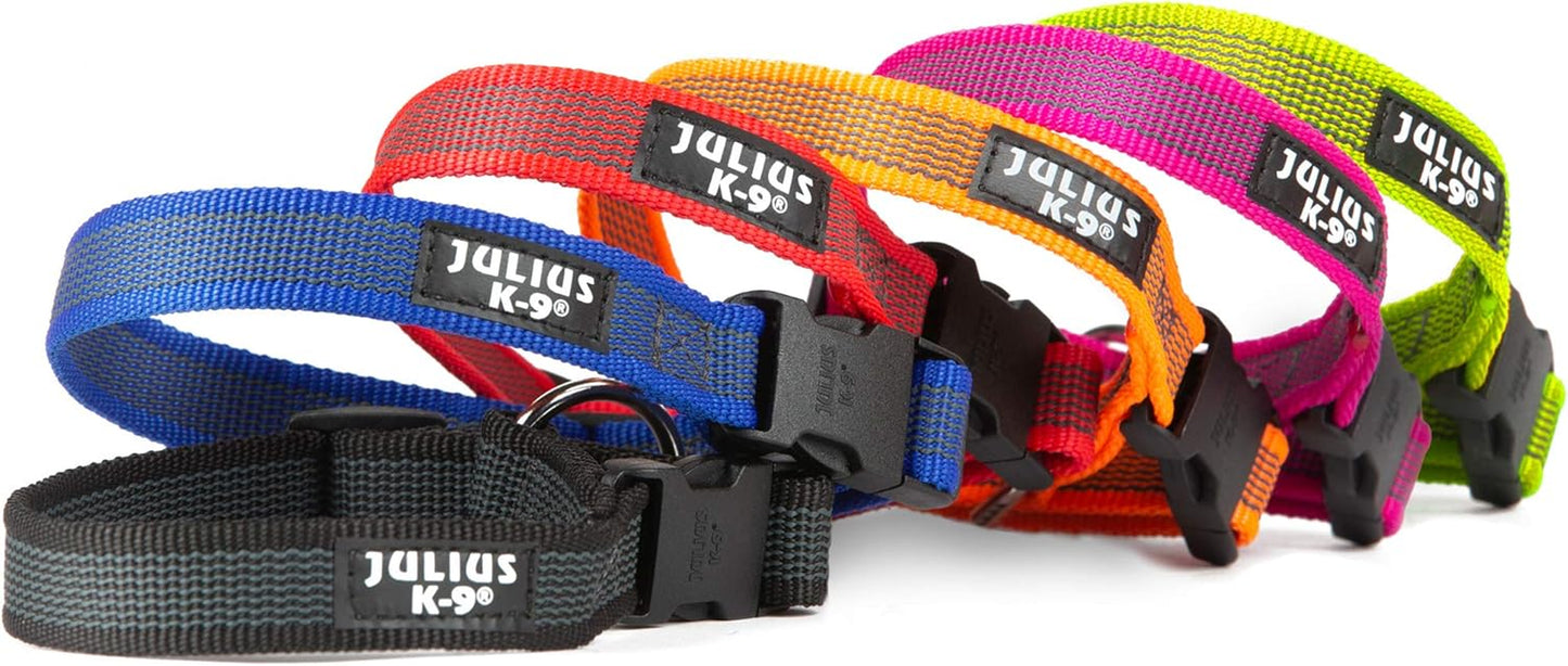 Julius-K9 Color and Gray Collar, 20 Mm (27-42 Cm), Black-Grey