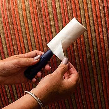 12 Pack of Lint Roller Refills - 252 Pre-Cut Sticky Sheets - for ALL Fabric Types - Lint Rollers, Pet Hair Remover, Lint Roller Refills, Dog and Cat Hair Remover, Lint Removers for Clothes