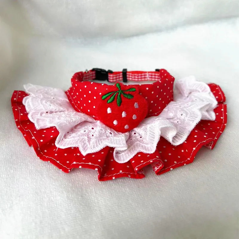 Pet Collar Princess Cat Dog Necklace Dog Collar Puppy Styling Lovely Dog Cat Necklace Decor Collars for Small Dog