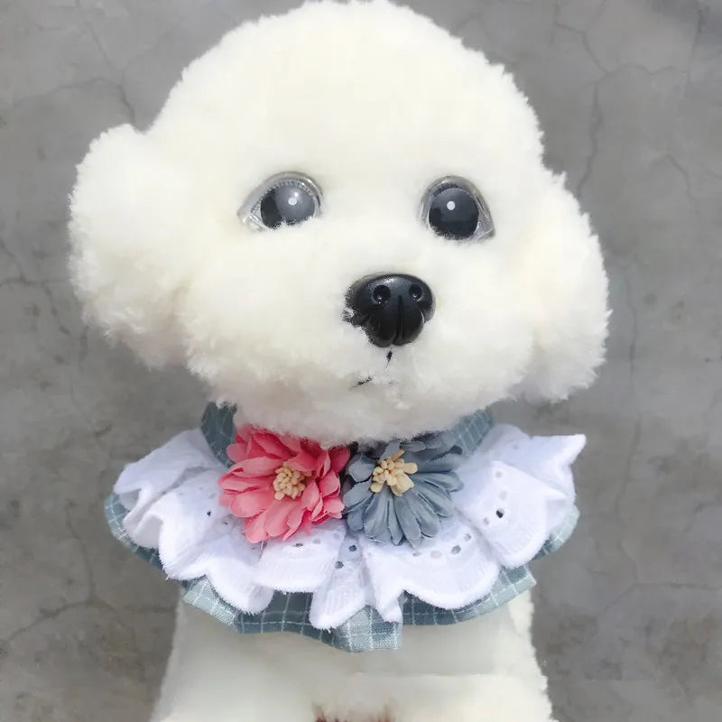 Pet Collar Princess Cat Dog Necklace Dog Collar Puppy Styling Lovely Dog Cat Necklace Decor Collars for Small Dog
