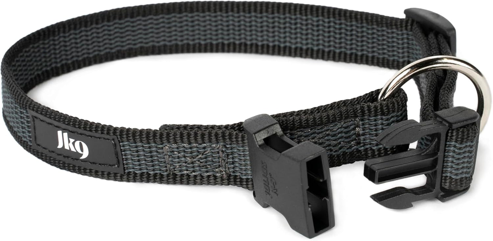 Julius-K9 Color and Gray Collar, 20 Mm (27-42 Cm), Black-Grey
