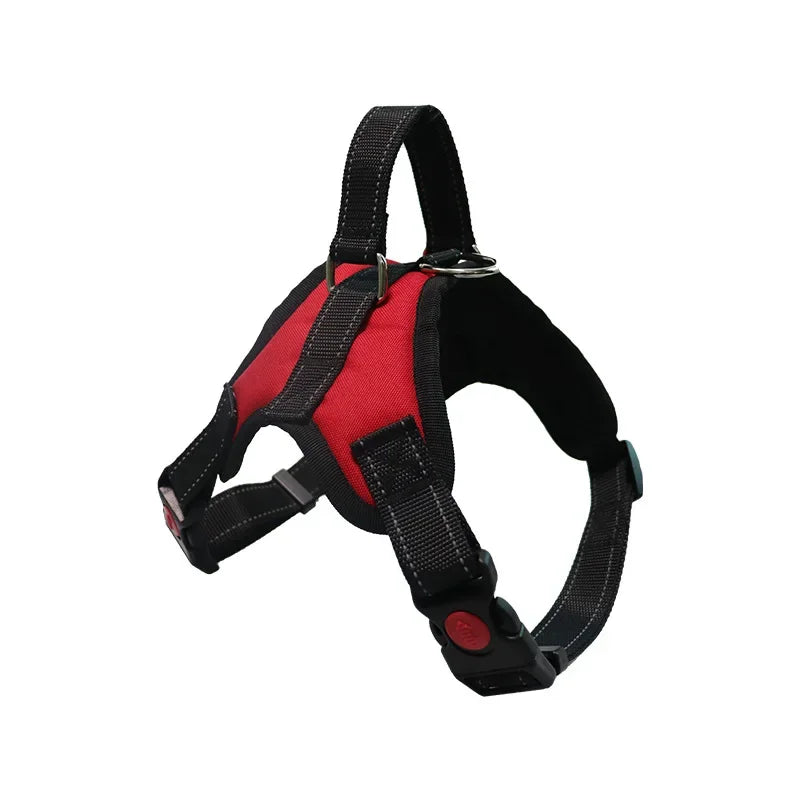 Pet Dogs Adjustable Harness Small and Large Dog Harness Vest, Strong Dog Leash Pet Leashes Reflective Leash Drag Pull Tow