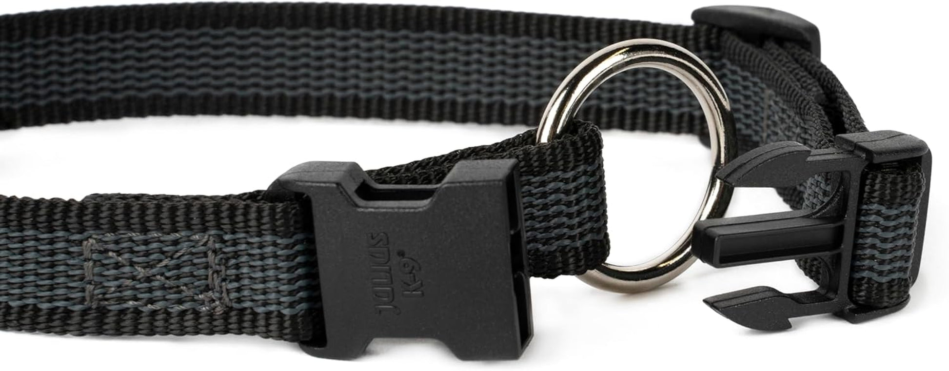Julius-K9 Color and Gray Collar, 20 Mm (27-42 Cm), Black-Grey