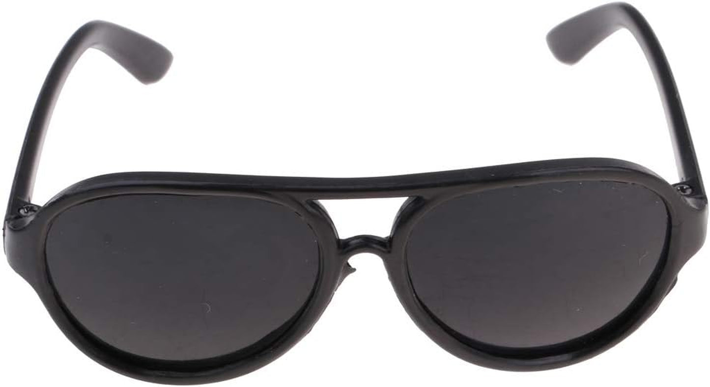 Lovely Doll Sunglasses Glasses Pet Sunglasses Grils Toys Photo Props Black