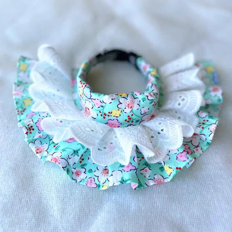 Pet Collar Princess Cat Dog Necklace Dog Collar Puppy Styling Lovely Dog Cat Necklace Decor Collars for Small Dog