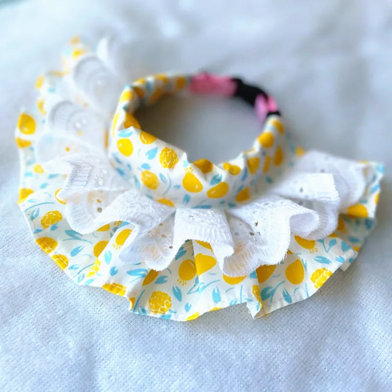 Pet Collar Princess Cat Dog Necklace Dog Collar Puppy Styling Lovely Dog Cat Necklace Decor Collars for Small Dog