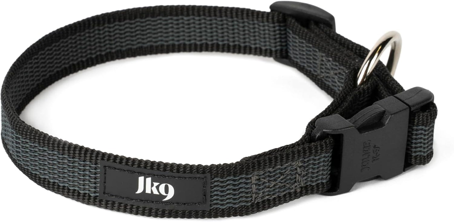 Julius-K9 Color and Gray Collar, 20 Mm (27-42 Cm), Black-Grey
