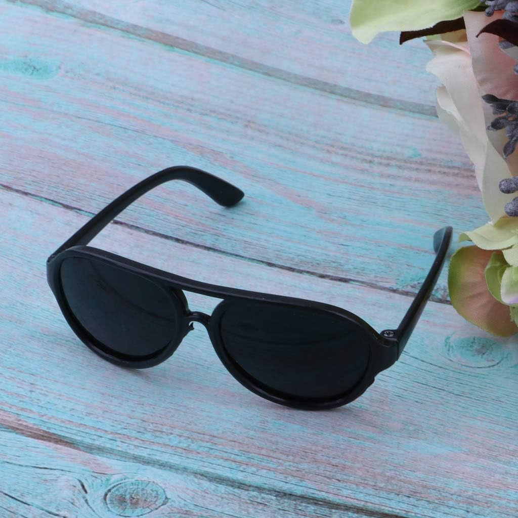 Lovely Doll Sunglasses Glasses Pet Sunglasses Grils Toys Photo Props Black